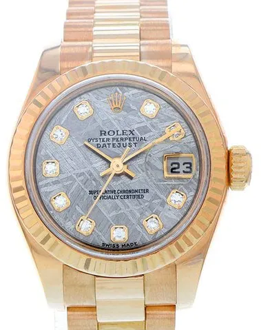 Rolex Lady-Datejust 179175 26mm Rose gold Gray