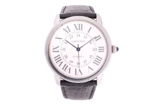 Cartier Ronde Solo de Cartier 3802 Stainless steel Silver