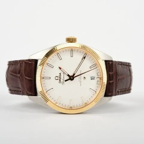 Omega Globemaster 130.23.39.21.02.001 39mm Yellow gold and Stainless steel Silver