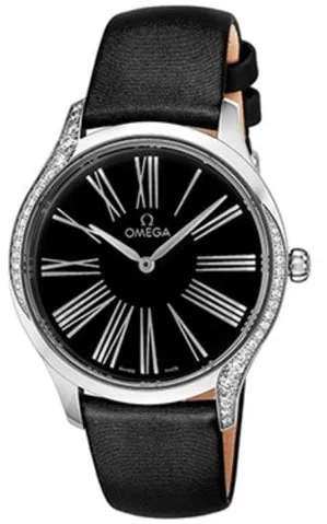 Omega De Ville 428.17.39.60.01.001 39mm Stainless steel Black