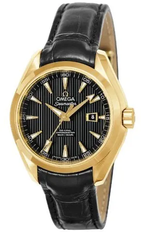 Omega Aqua Terra 231.53.34.20.01.001 Yellow gold Black