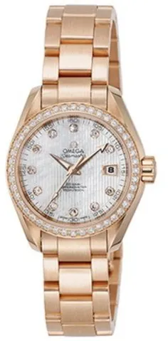 Omega Aqua Terra 231.55.30.20.55.001 Rose gold White