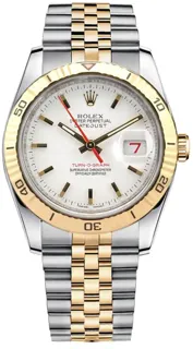 Rolex Datejust Turn-O-Graph 116263 Stainless steel White