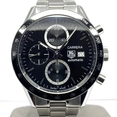 TAG Heuer Carrera CV2010 41mm Stainless steel Black