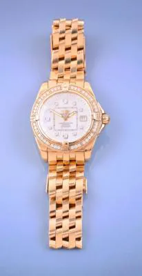 Breitling Cockpit K71356 30mm Yellow gold and Diamond Mother-of-pearl 1