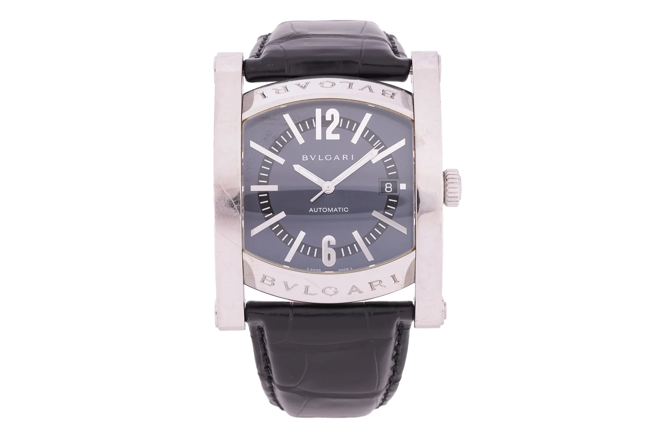 Bulgari Assioma AA 48 S 38mm Stainless steel Blue