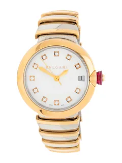 Bulgari Bulgari Rose gold and Stainless steel White