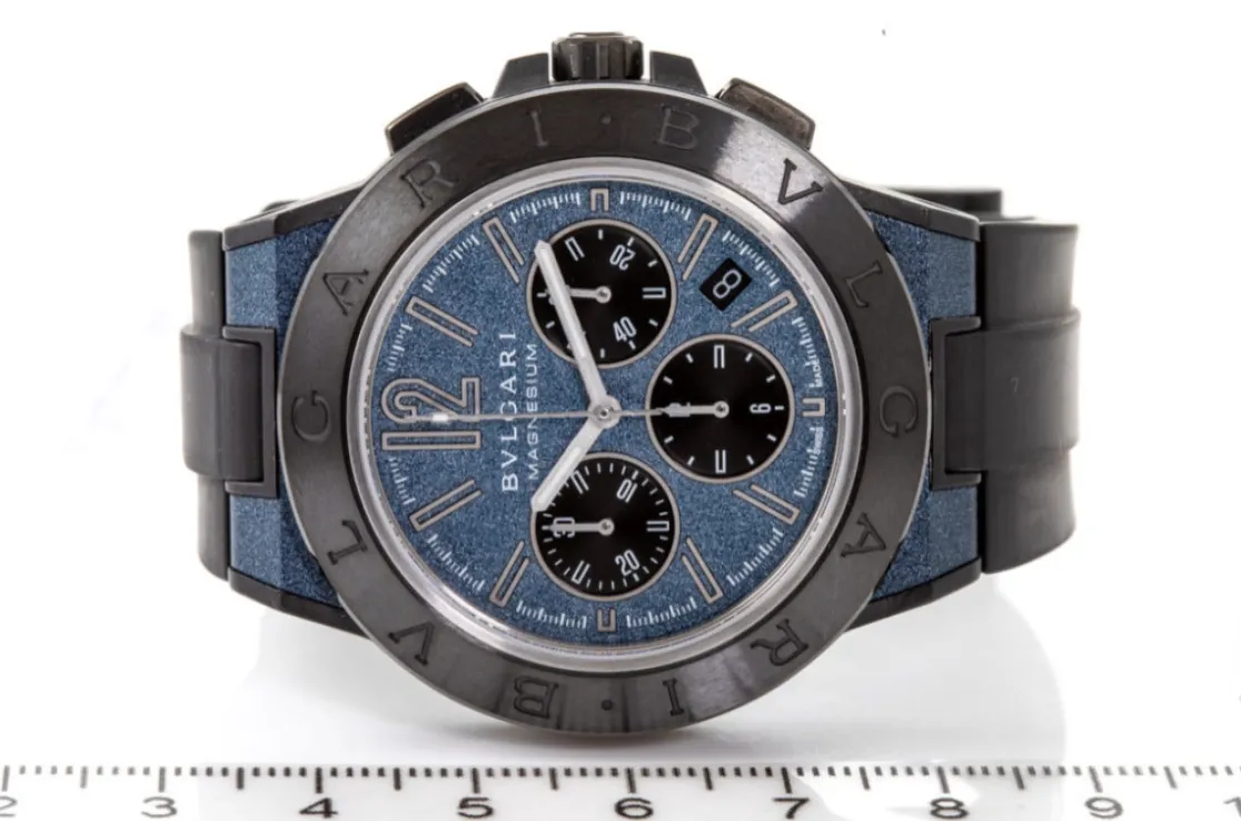 Bulgari Diagono DG42SMCH 42mm Ceramic Blue 1