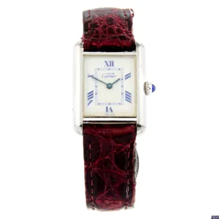 Cartier Tank 2416 Silver Cream