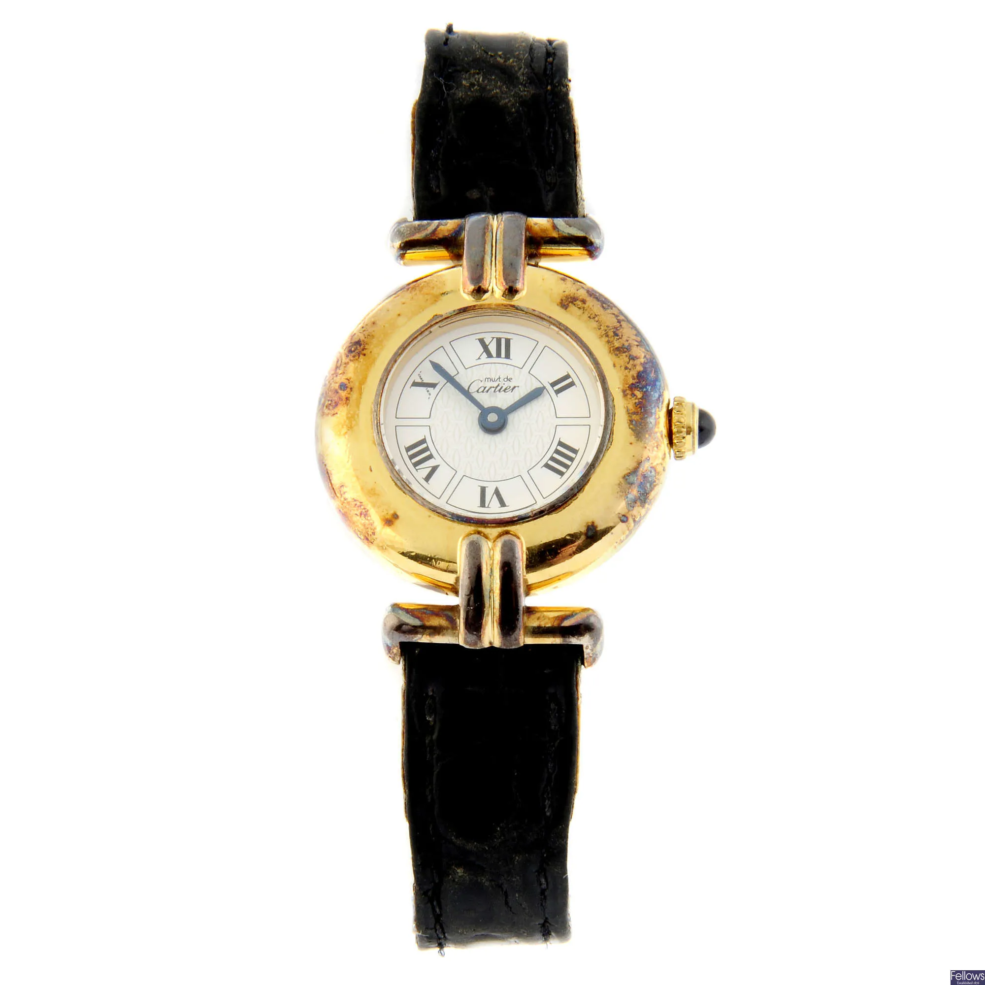Cartier Must de Cartier 1902 24mm Silver and gold-plated White