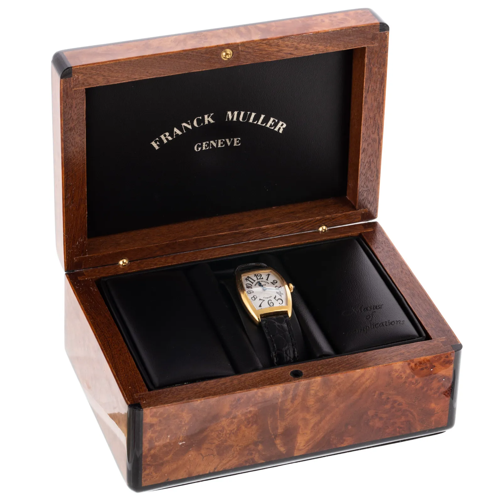 Franck Muller Curvex 1752 QZ 25mm Yellow gold Guilloché 6