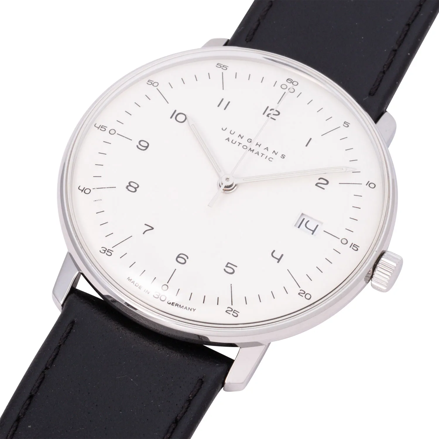 Junghans max bill 027/4700.02 38mm Stainless steel White 4