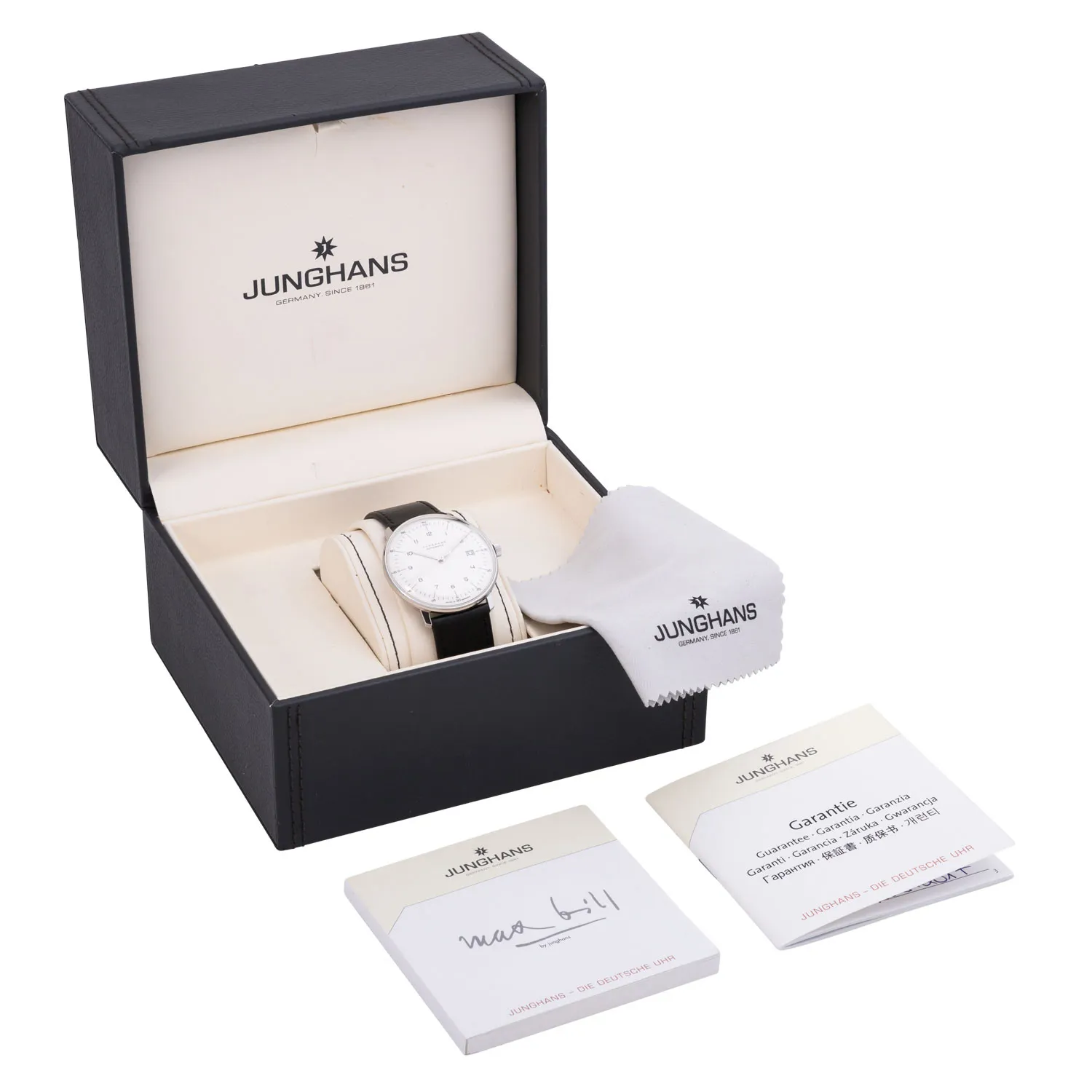 Junghans max bill 027/4700.02 38mm Stainless steel White 7