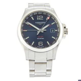 Longines Conquest V.H.P. L3.728.4 Stainless steel Blue