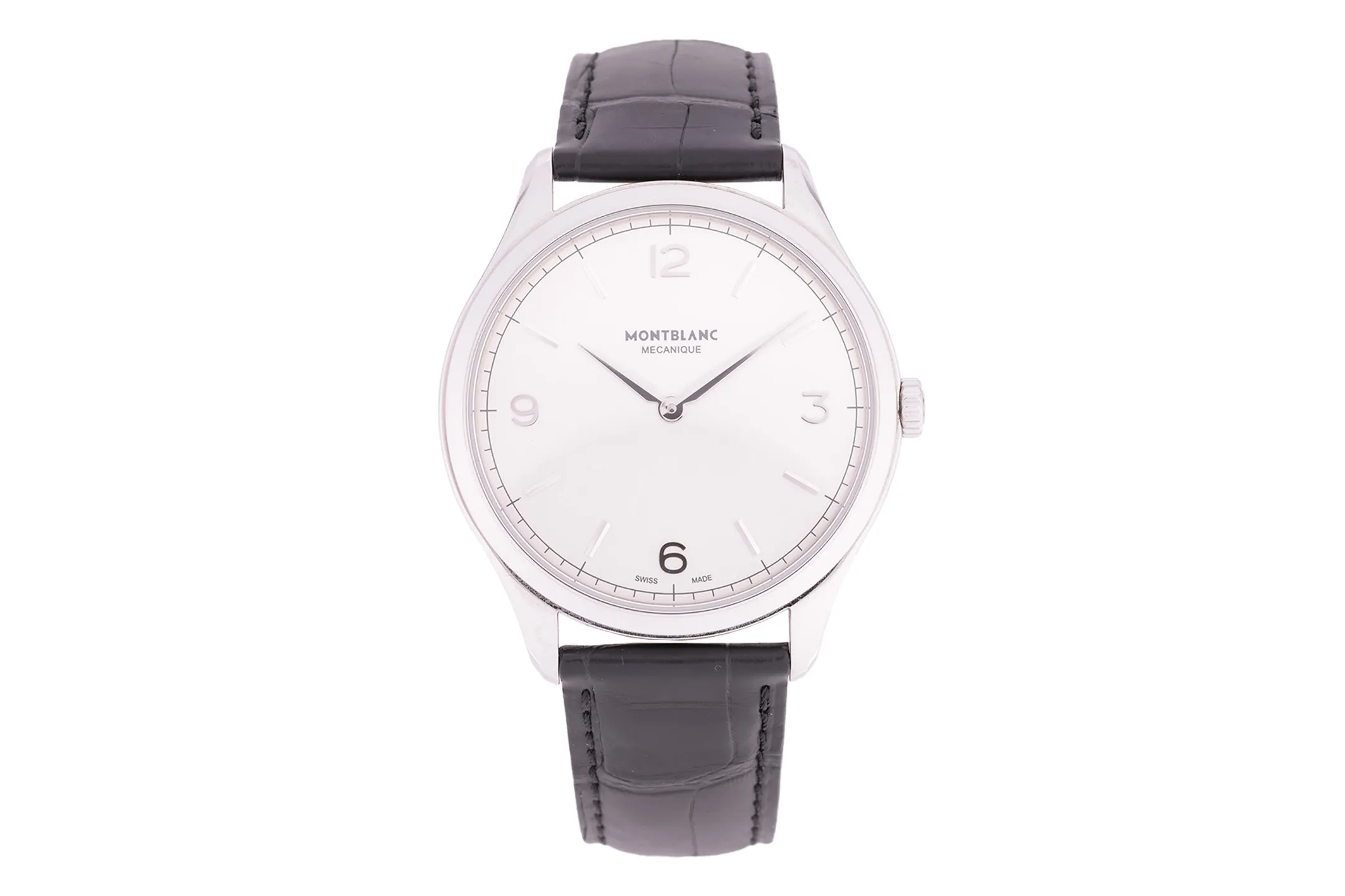 Montblanc 7342 39mm Stainless steel Silver