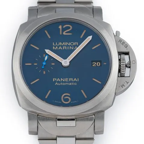 Panerai Luminor 1950 PAM 01028 42mm Stainless steel Blue