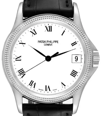 Patek Philippe Calatrava 5117G-001 37mm White gold White