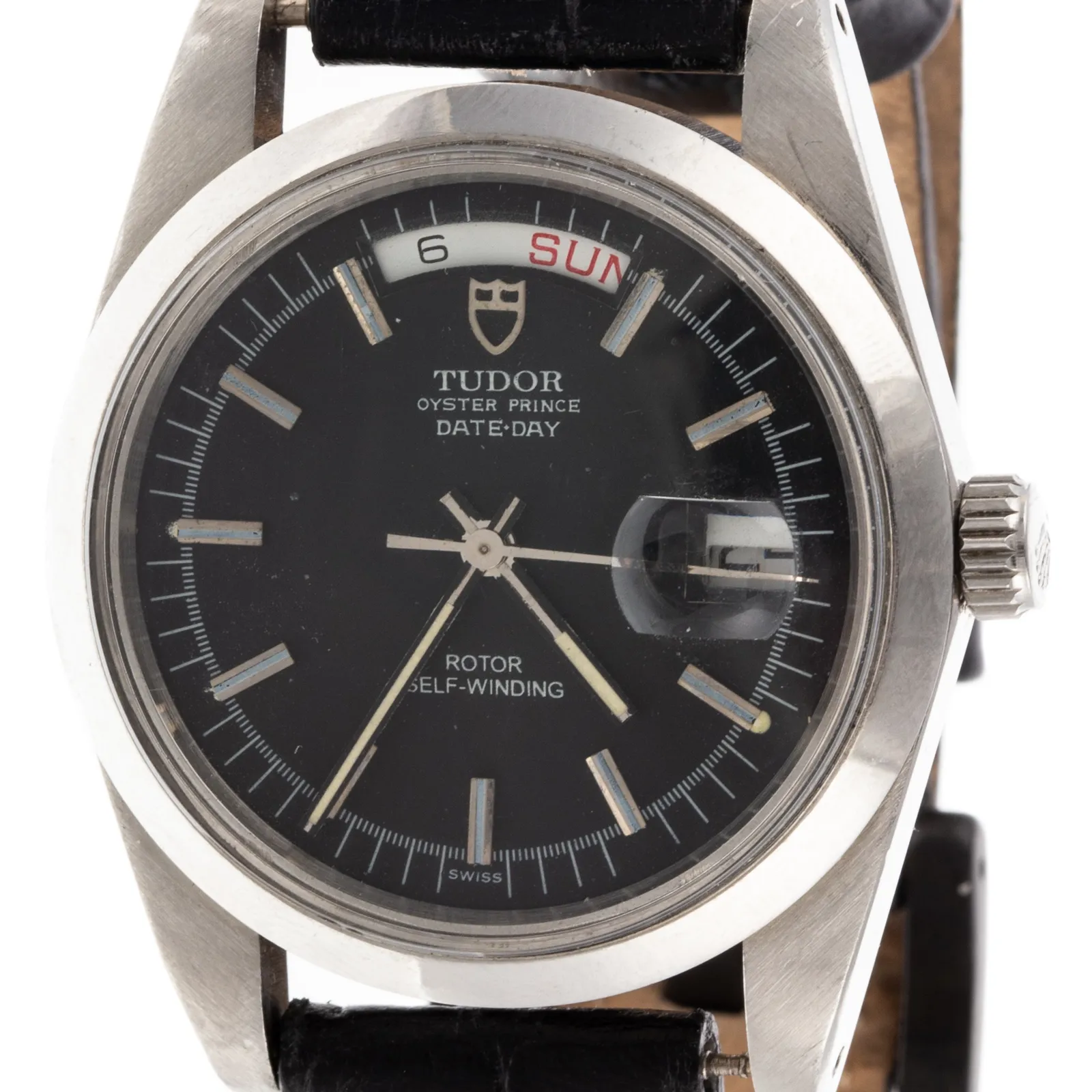 Tudor Day-Date 7658207 38mm Stainless steel Black 1