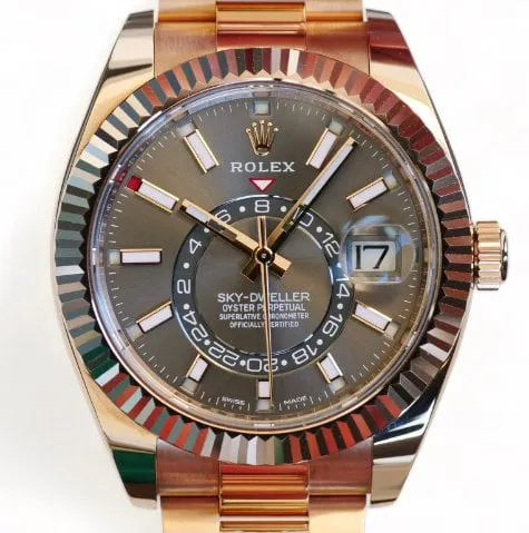 Rolex Sky-Dweller 326935 42mm Rose gold Grey