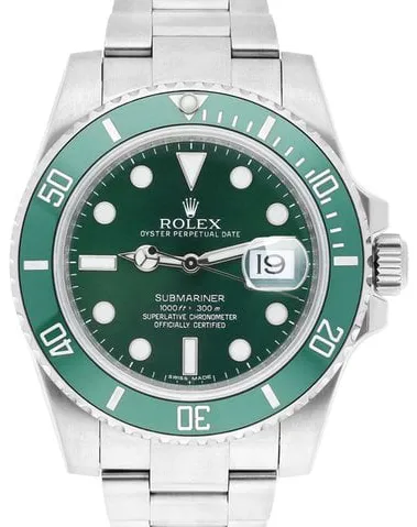 Rolex Submariner 116610LV 40mm Steel Green