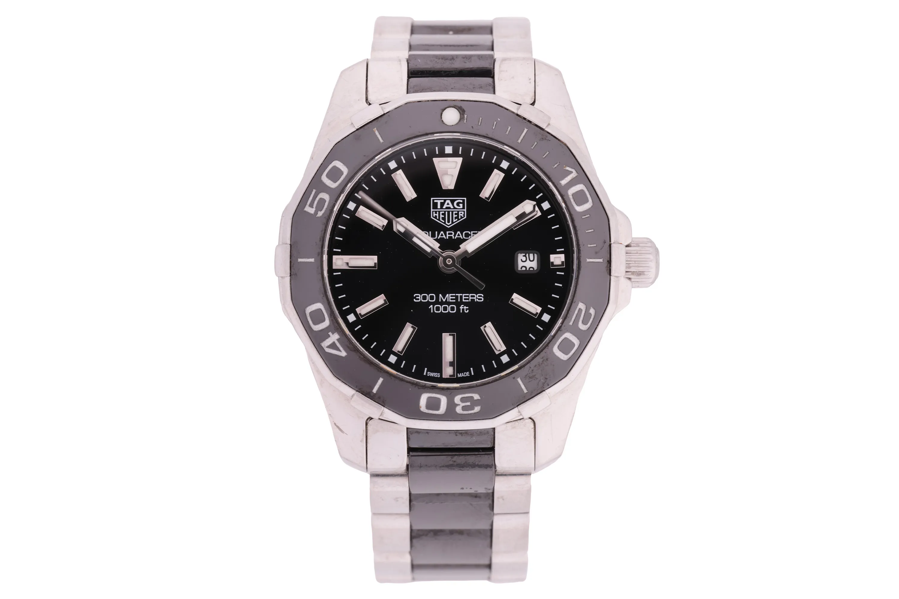 TAG Heuer Aquaracer WAY141A 29mm Ceramic and Stainless steel Black