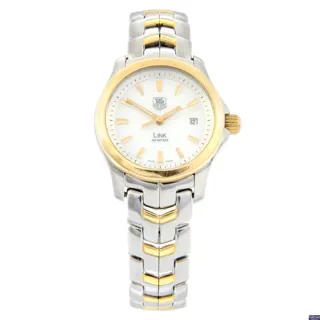 TAG Heuer Link WJF1352 Yellow gold and Stainless steel White