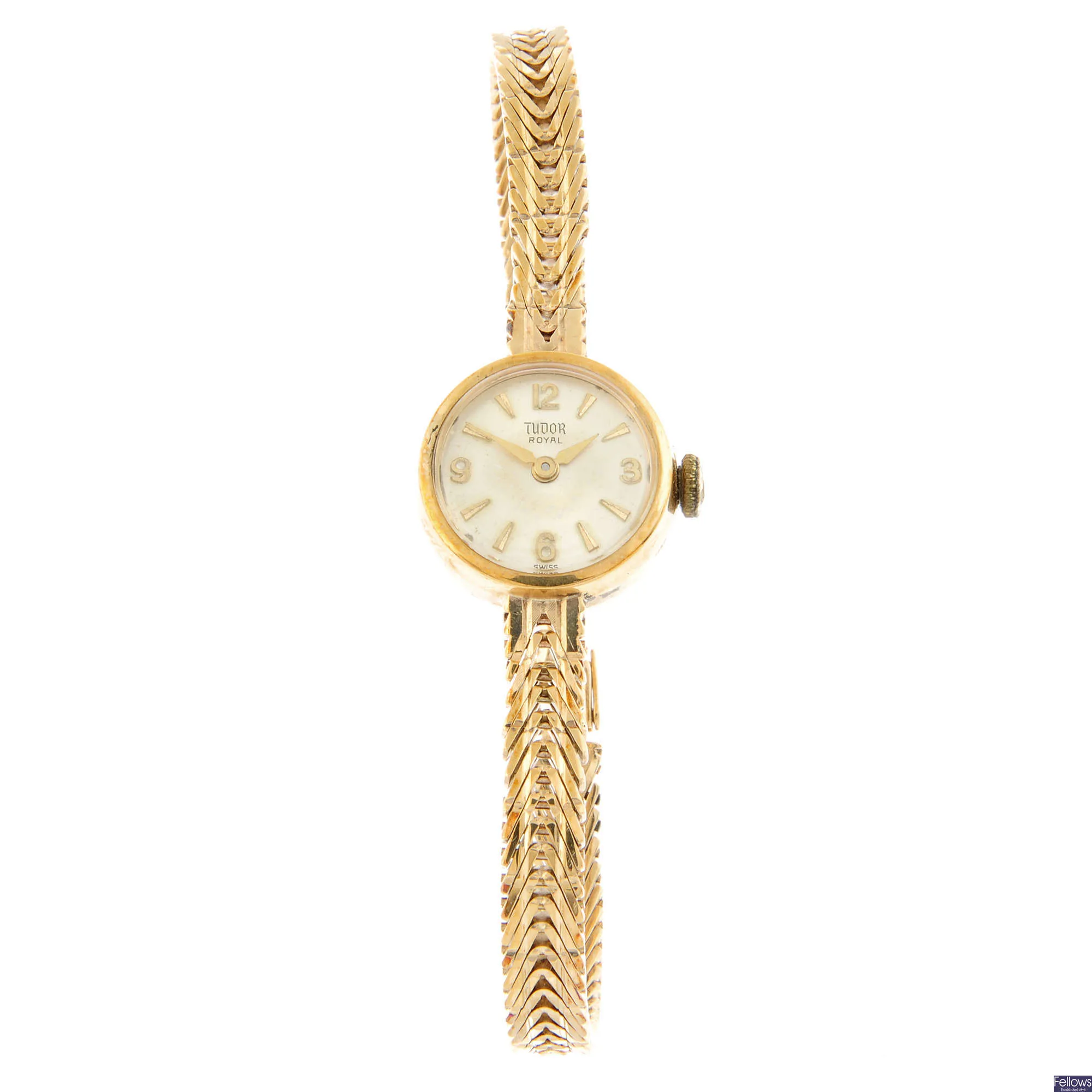 Tudor Royal 22mm Yellow gold Silver