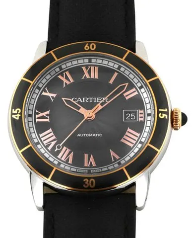 Cartier Ronde de Cartier W2RN0005 42mm Yellow gold and Stainless steel Gray