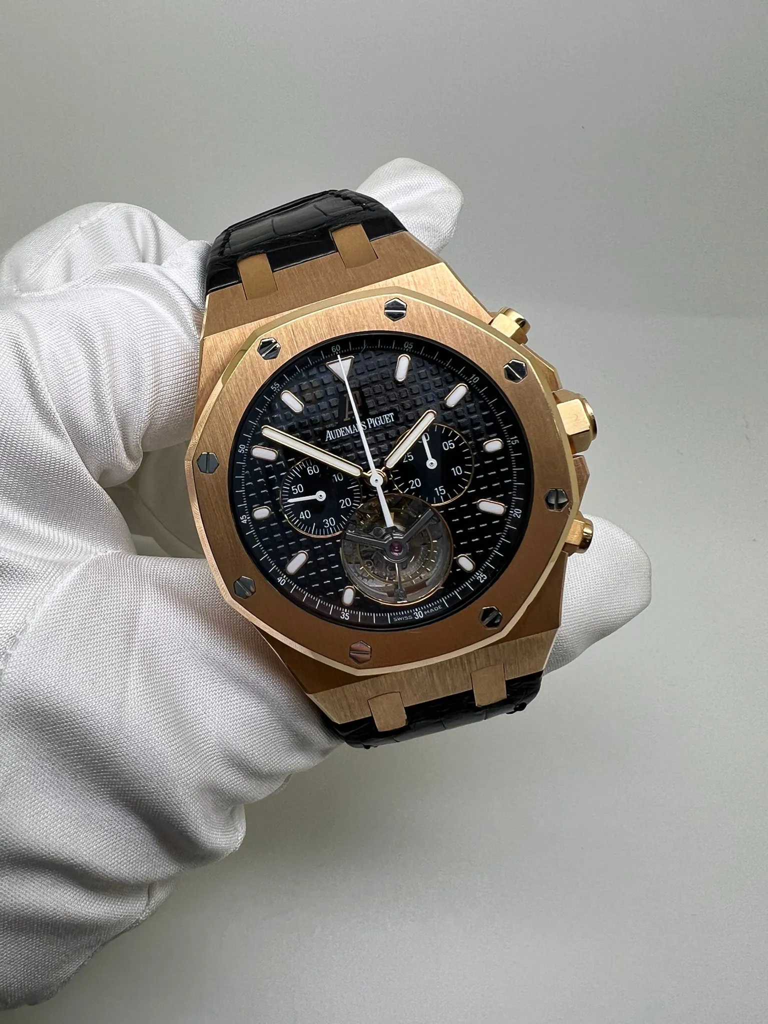 Audemars Piguet Royal Oak 25977OR.OO.D002CR.01 44mm Rose gold Black 6