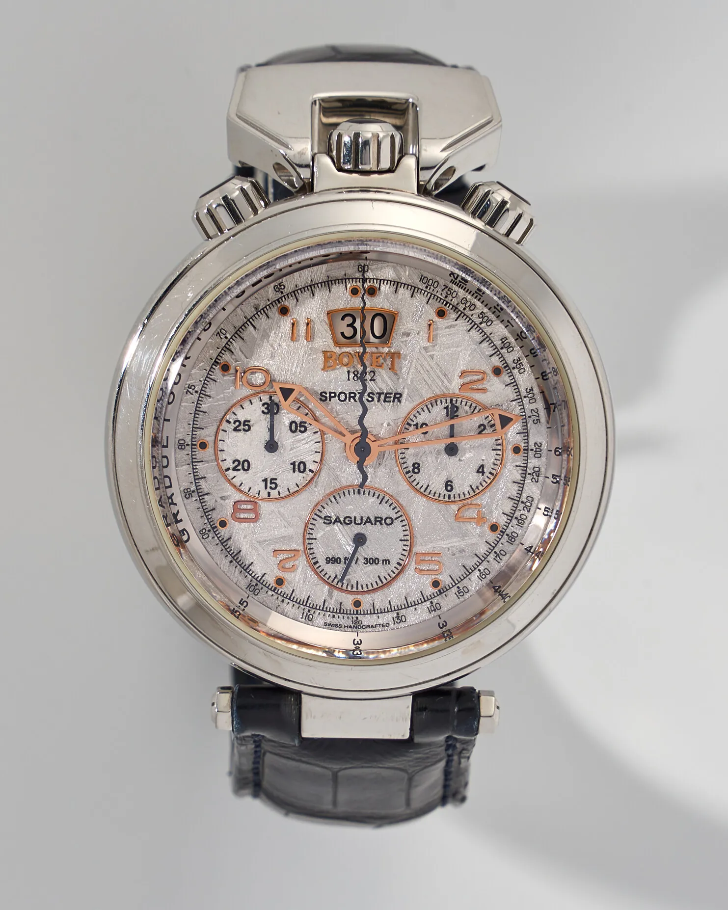 Bovet Sportster SP0401-MA 46mm Stainless steel Meteorite