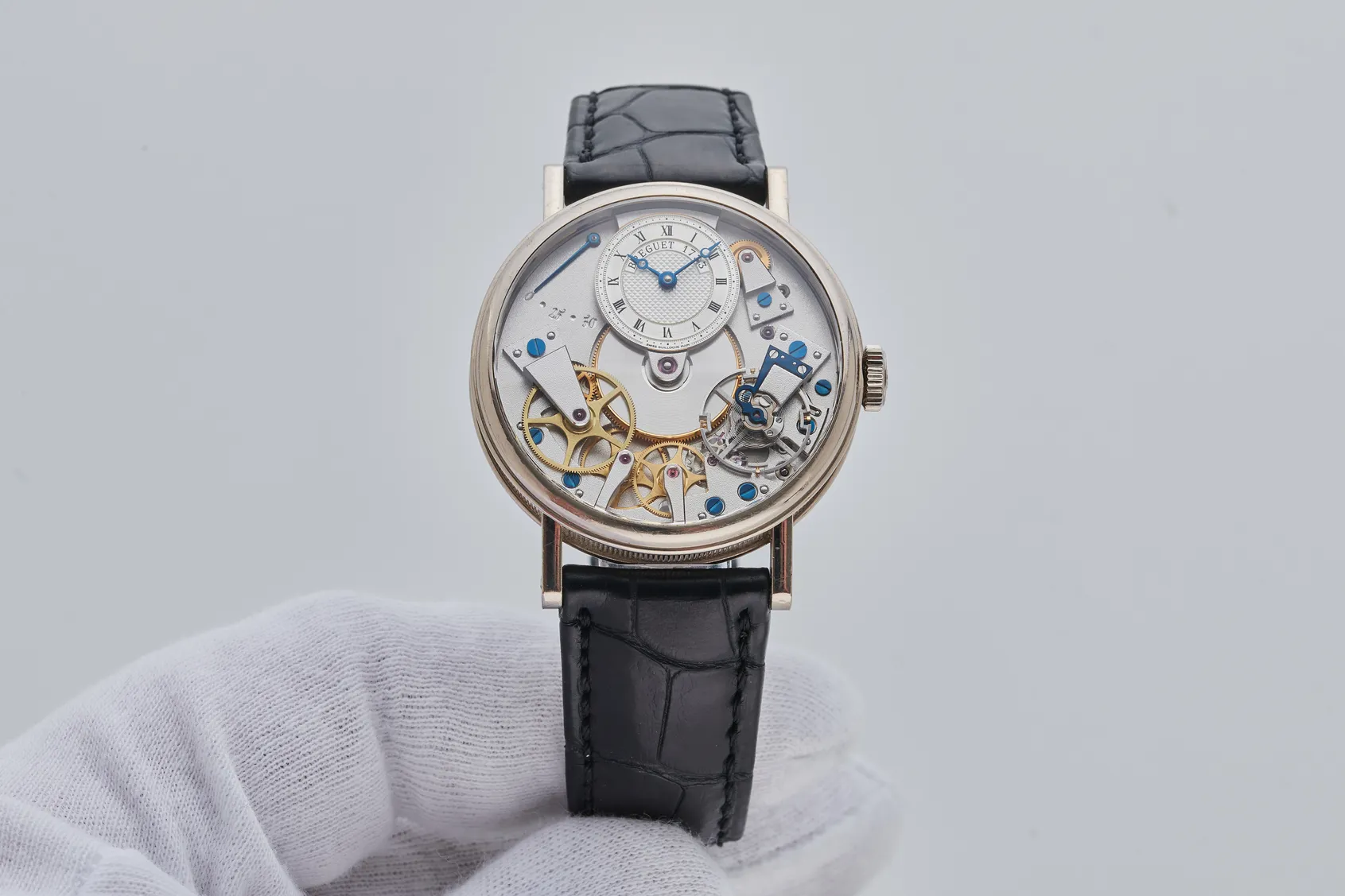 Breguet Tradition 7027BB 38mm White gold Skeletonized 6