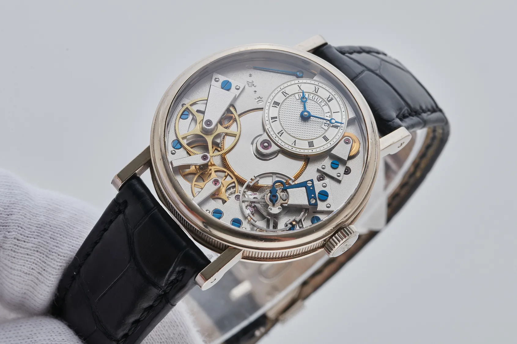 Breguet Tradition 7027BB 38mm White gold Skeletonized 5