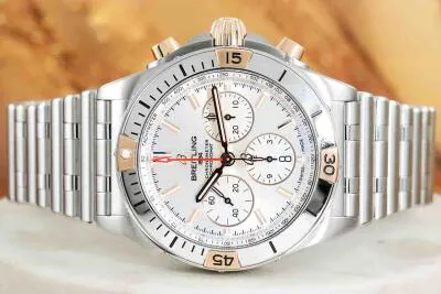 Breitling Chronomat IB0134 42mm Rose gold and stainless steel Silver 3