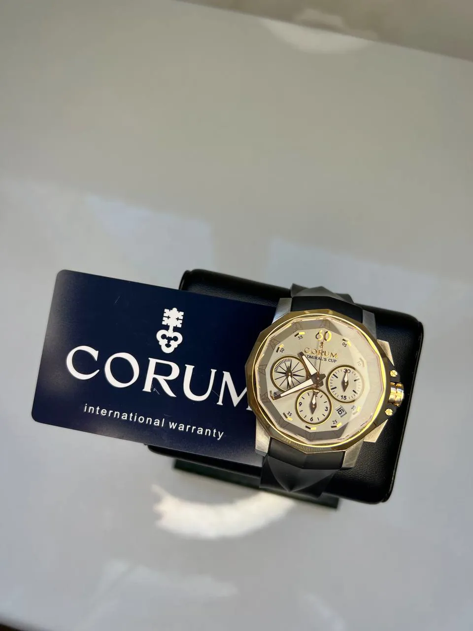 Corum Admiral's Cup 01.0064 45mm Titanium and Yellow gold Gray 1