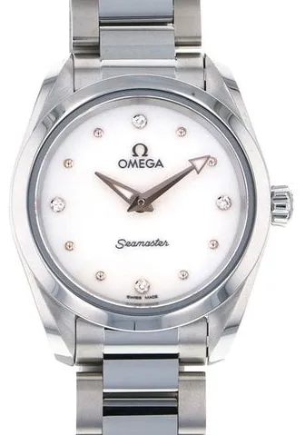 Omega Aqua Terra 220.10.28.60.54.001 28mm Stainless steel White