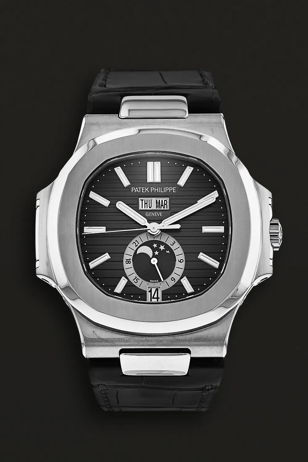 Patek Philippe Nautilus 5726A-001 40.5mm Stainless steel Black