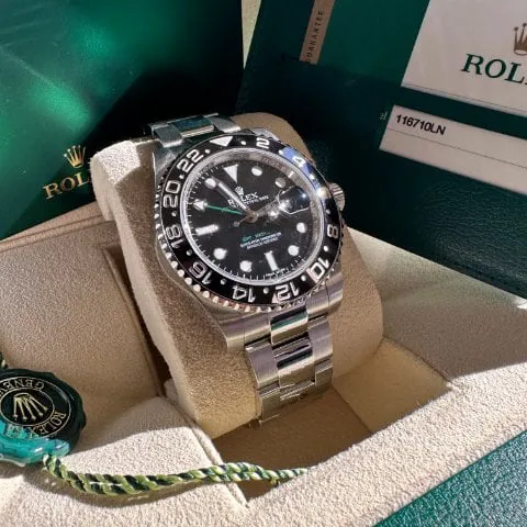 Rolex GMT-Master II 116710LN 40mm Stainless steel Black