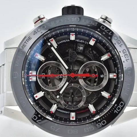 TAG Heuer Carrera CAR2A1W.BA0703 45mm Stainless steel Skeleton