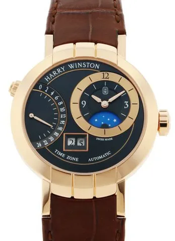 Harry Winston Premier PRNATZ41RR002 41mm Red gold Black