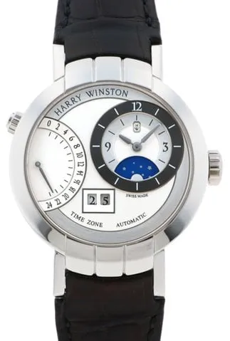 Harry Winston Premier PRNATZ41WW002 41mm White gold Silver