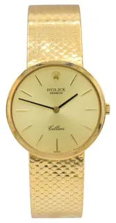 Rolex Cellini 4109 Yellow gold Champagne