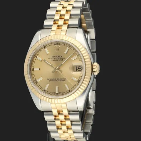 Rolex Datejust 31 178273 31mm Yellow gold and Stainless steel Champagne