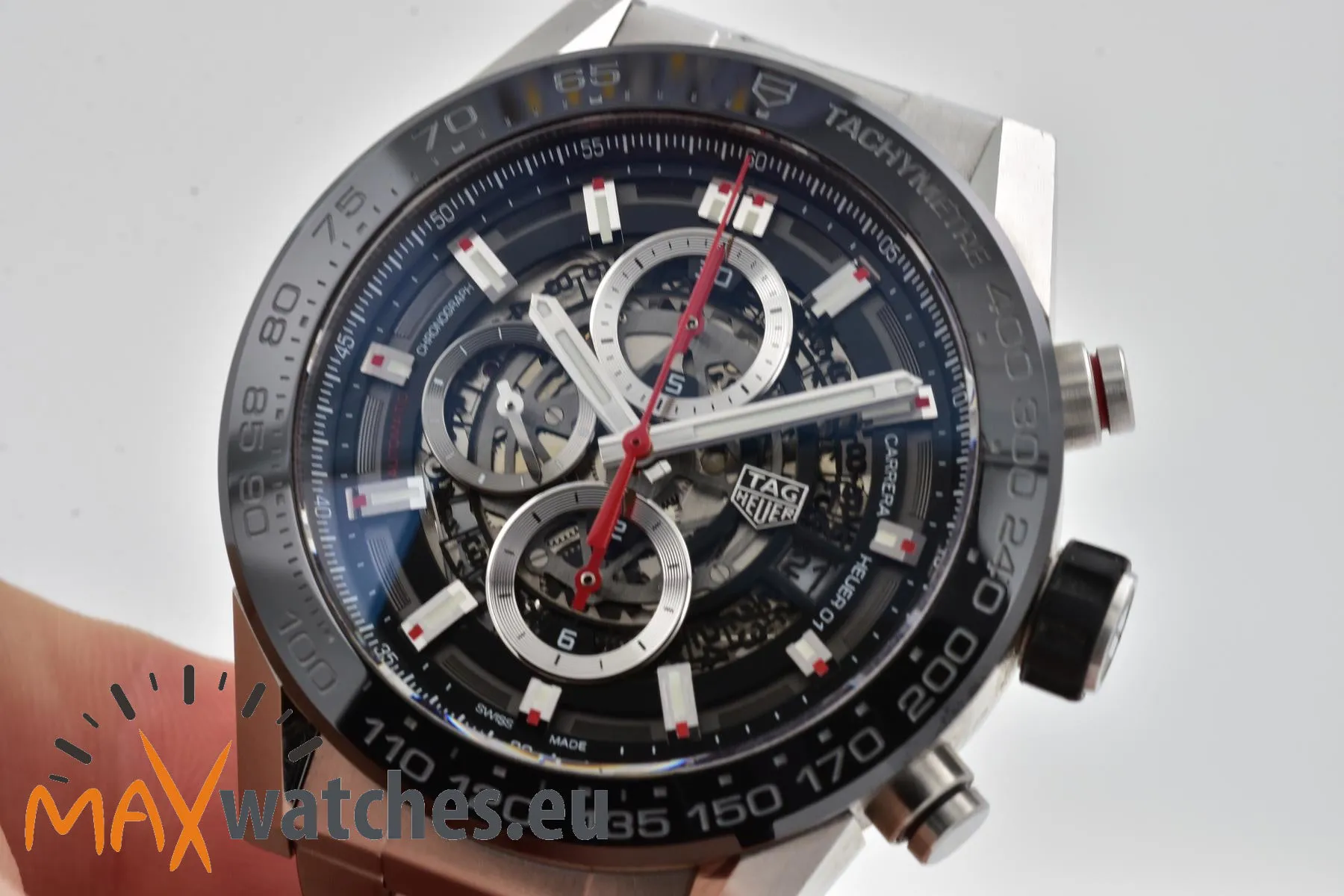 TAG Heuer Carrera CAR2A1W.BA0703 45mm Stainless steel Skeleton 8