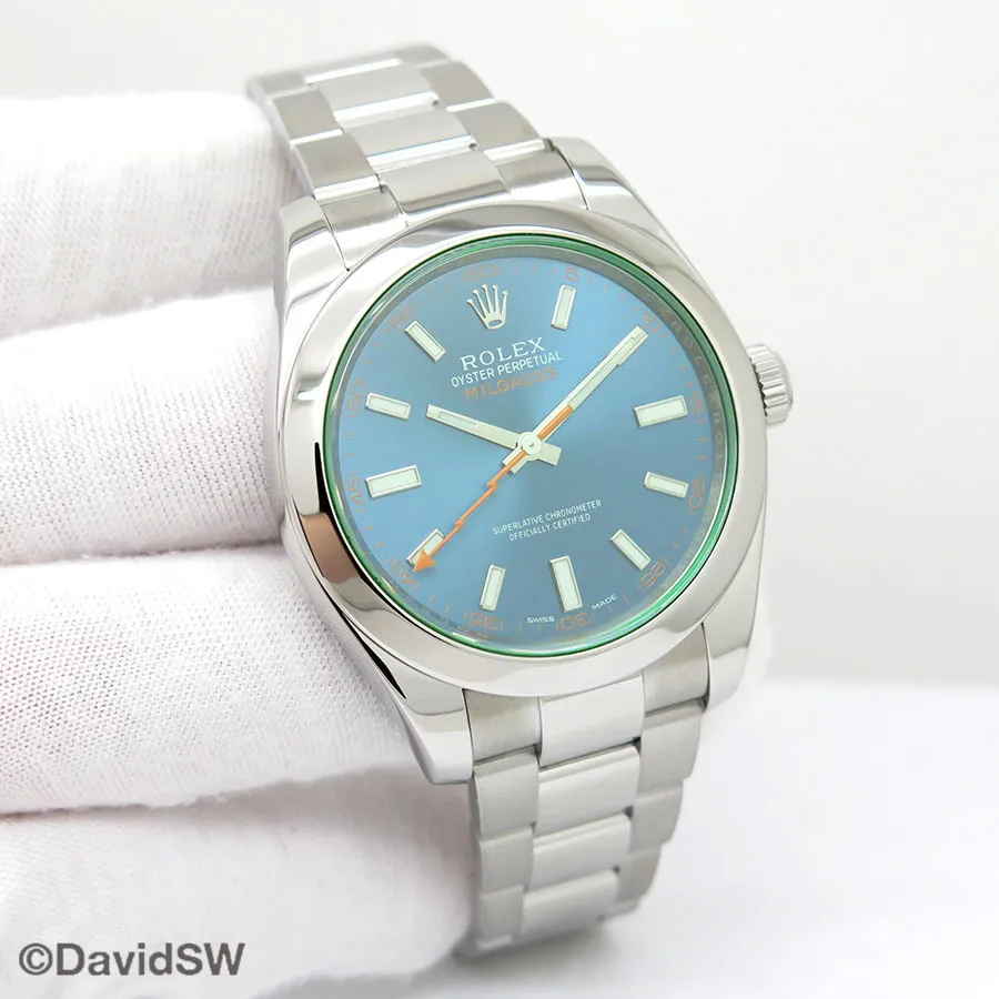 Rolex Milgauss 116400GV 40mm Stainless steel Blue