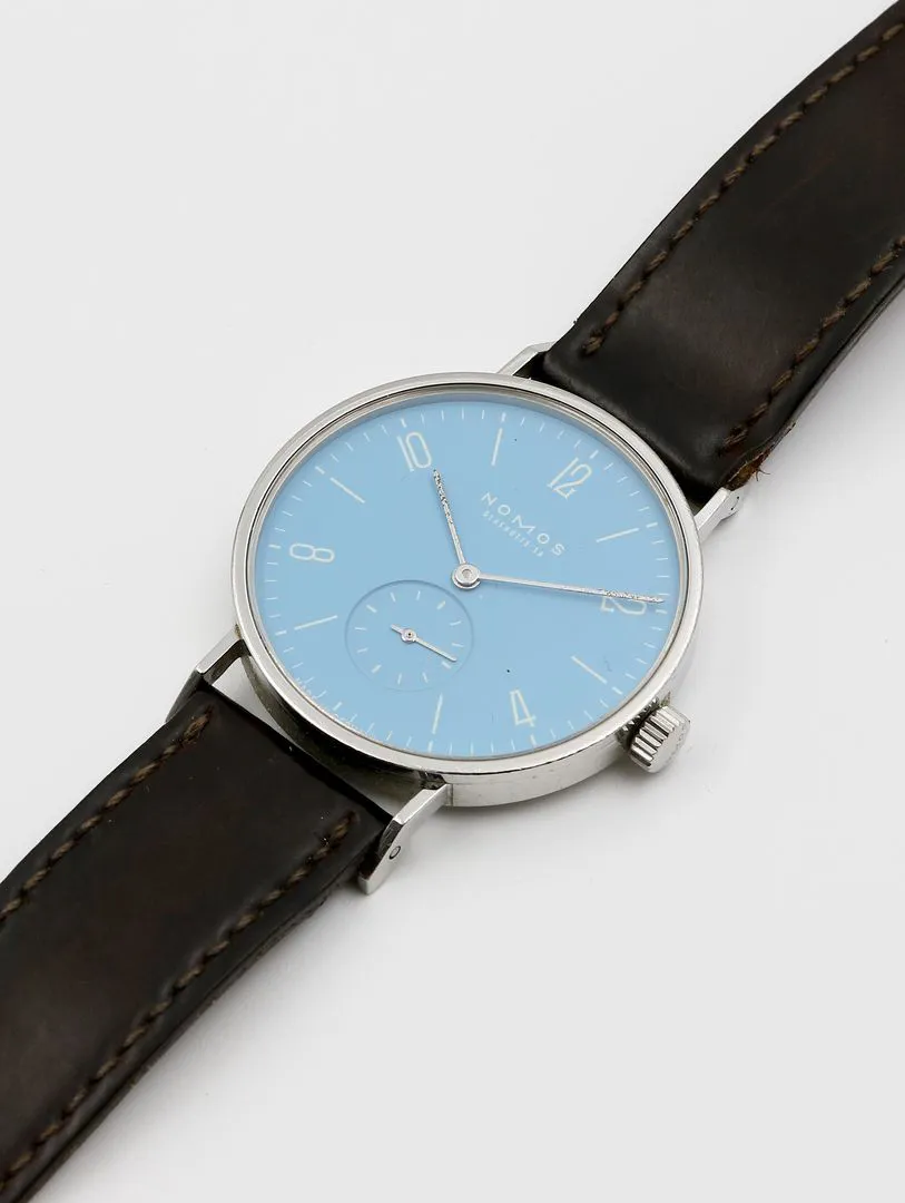 NOMOS Tangente 35mm Stainless steel Blue