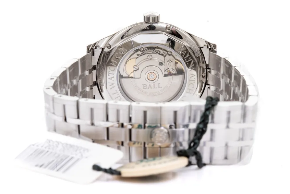 Ball Trainmaster NM3080D-SJ-SL 40mm Stainless steel Silver 3