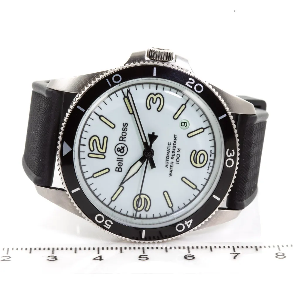 Bell & Ross Vintage BRV292-LUM-ST/SRB 41mm Stainless steel White 4