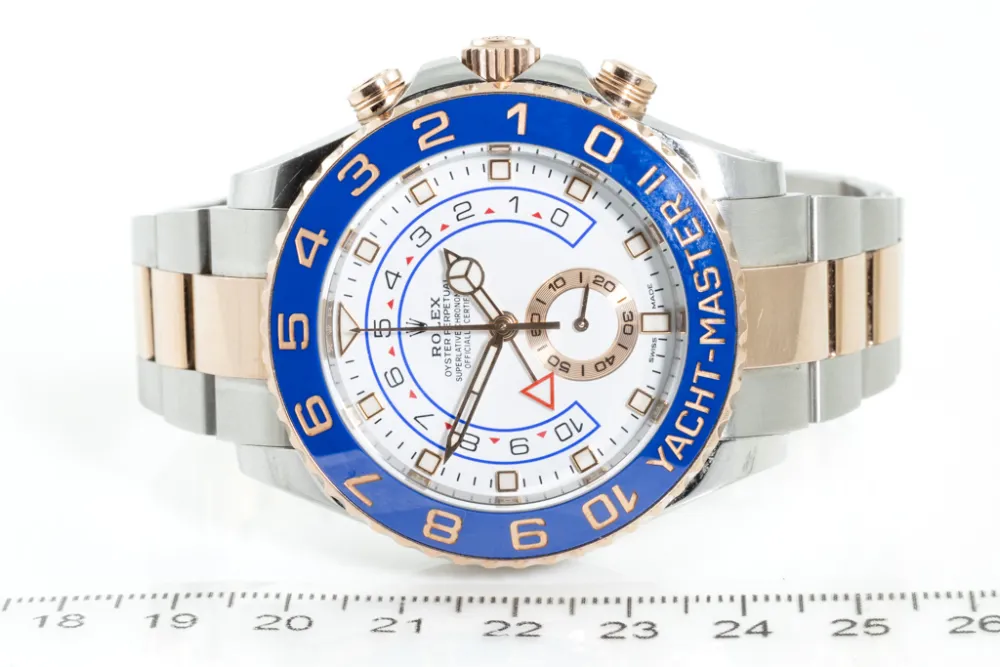 Rolex Yacht-Master II 116681 44mm Rose gold and Stainless steel White 4