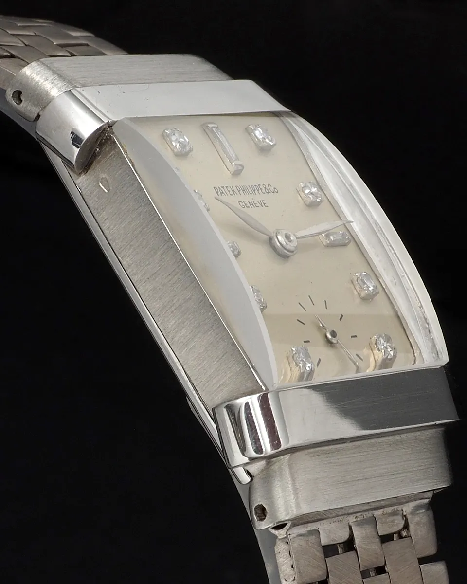 Patek Philippe Top Hat 1450 38mm Platinum Silver 9