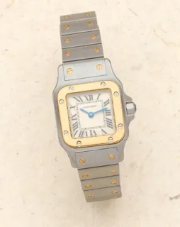 Cartier Santos 1567 Yellow gold and Stainless steel Silver